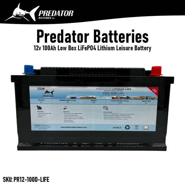 12v 100Ah Lithium Leisure Battery