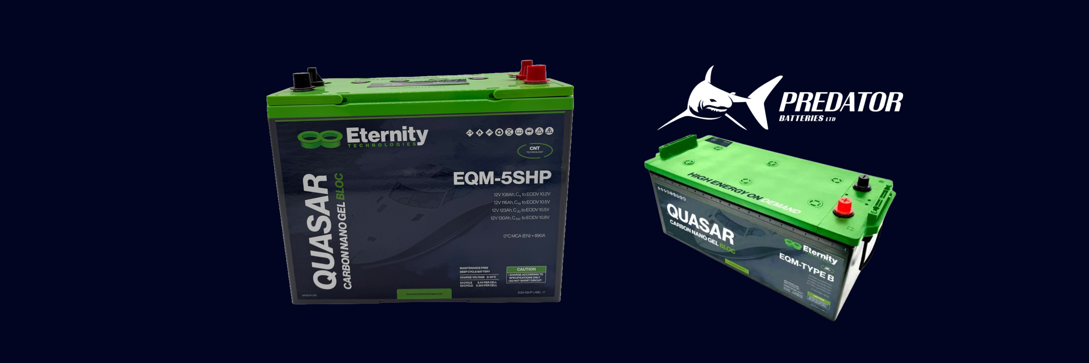 Quasar Carbon Batteries